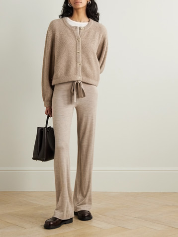 Antrim cashmere-blend bouclé cardigan