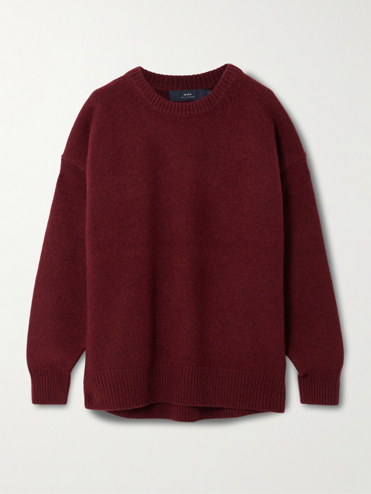 Arch4 Islington Cashmere Sweater In Burgundy