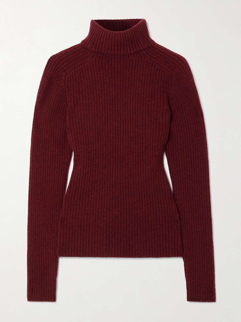 Arch4 Ribbed Cashmere Turtleneck Sweater