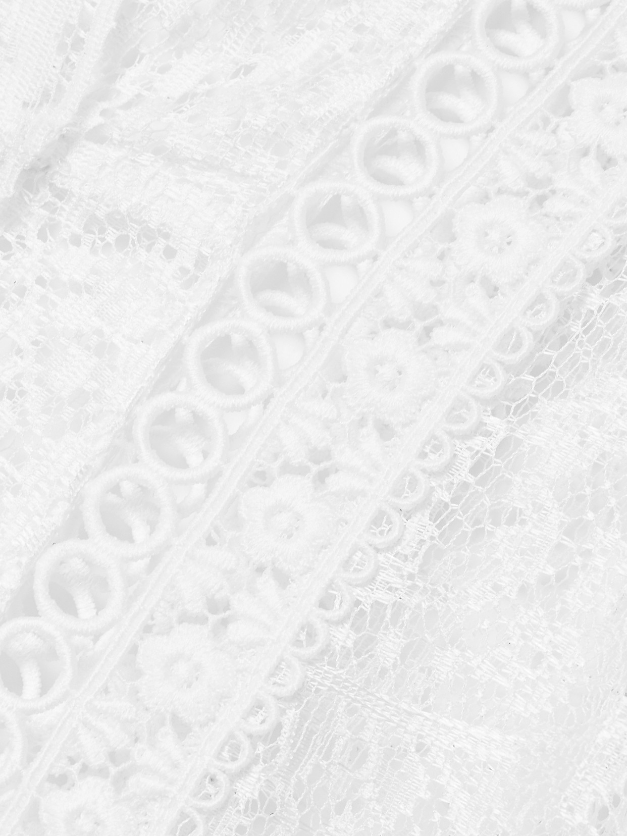 Charo Ruiz Lodie Lace Coverup In White