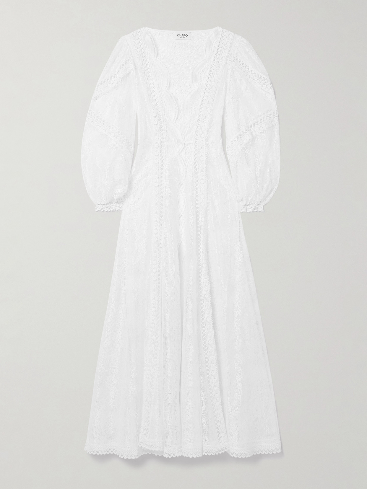 Charo Ruiz Lodie Lace Coverup In White