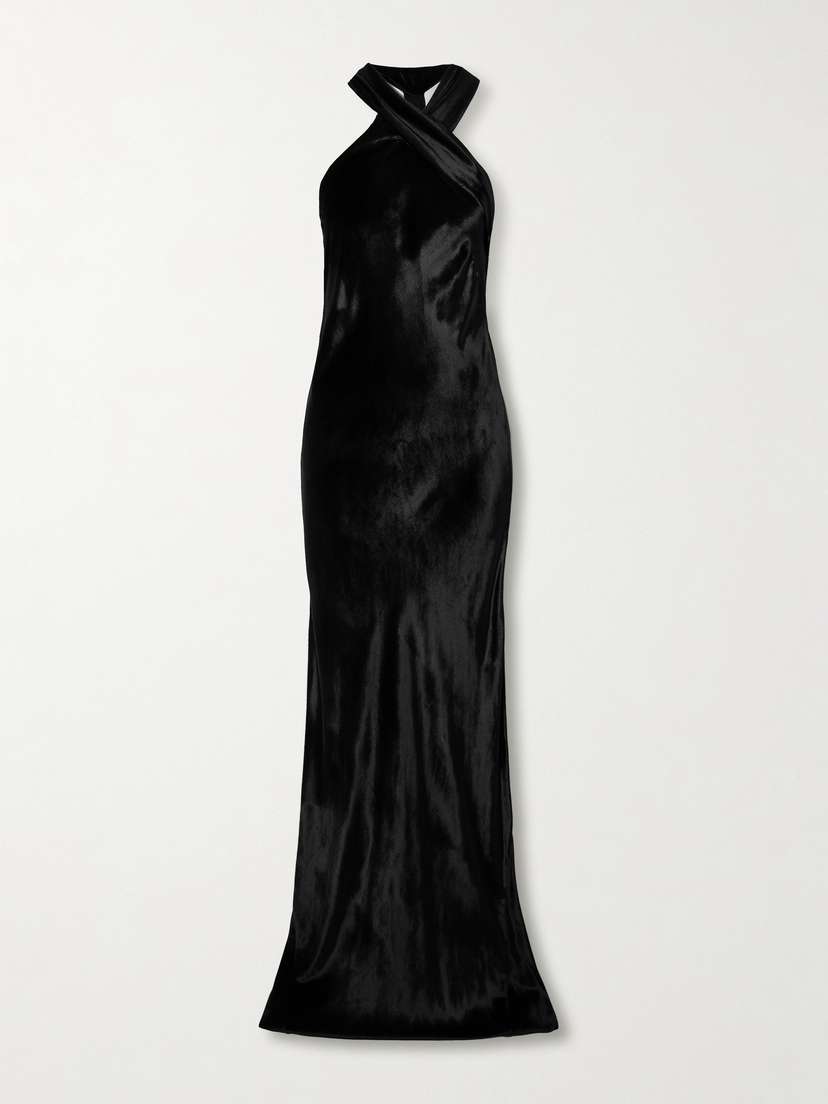 Galvan Pandora Velvet Gown