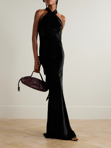 Galvan Pandora velvet gown