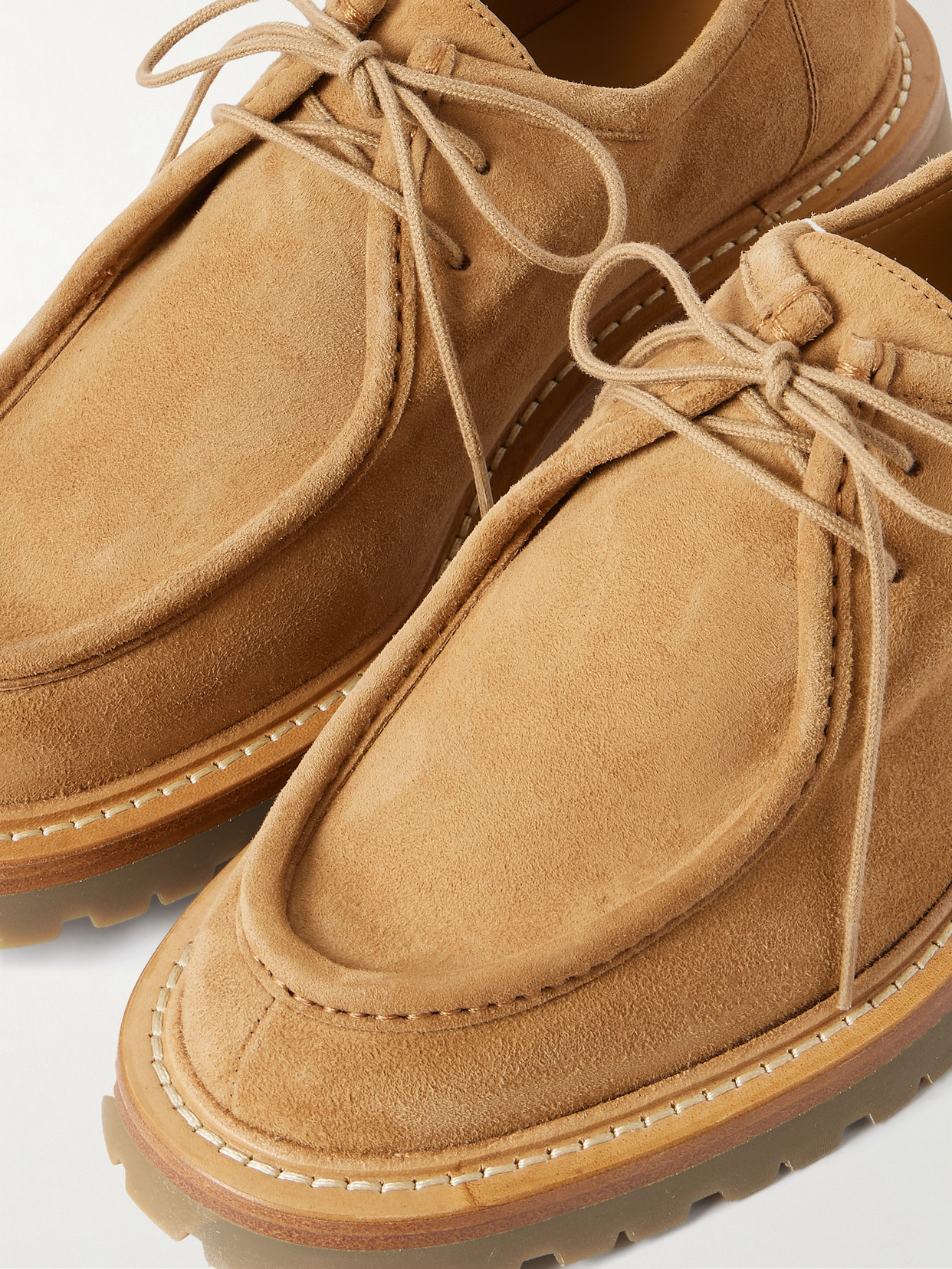 Legres Tan New Lace-up Derbys In Brown