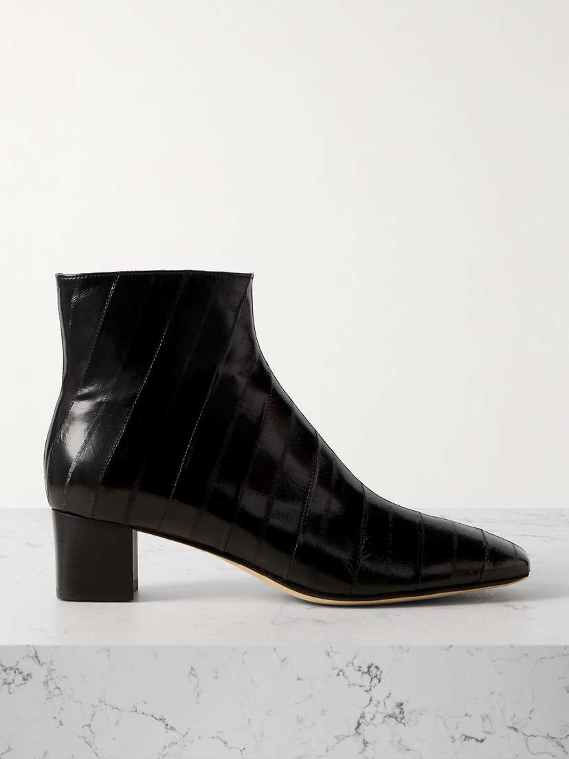 LEGRES 83 Eel Ankle Boots