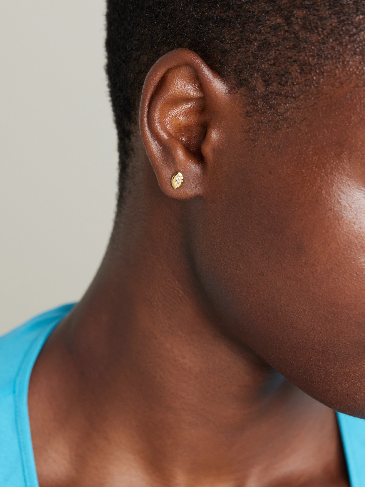 Octavia Elizabeth Nesting Gem 18-karat Recycled Gold Diamond Earrings In Gold