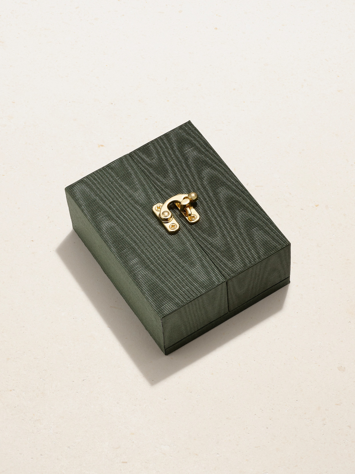 Marie Lichtenberg Evil Eye 18-karat Gold, Enamel, Diamond And Sapphire Ring In Green