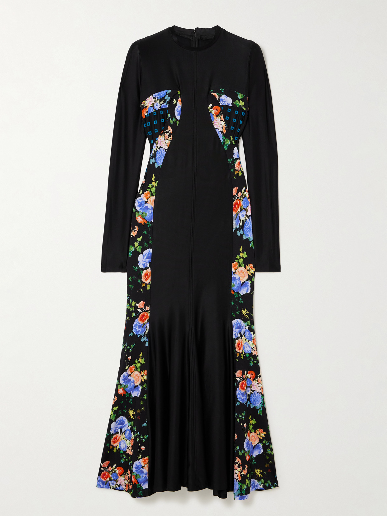 Rabanne Dali Rock Maxi Dress In Black
