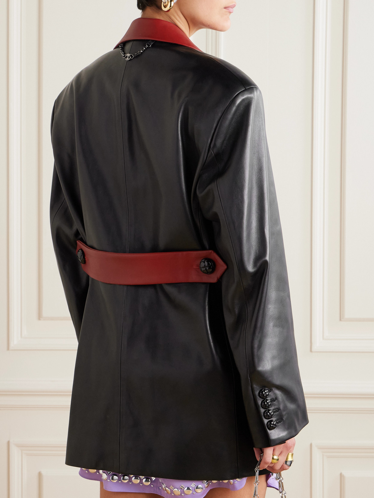 Oversized Two-Tone Jacket