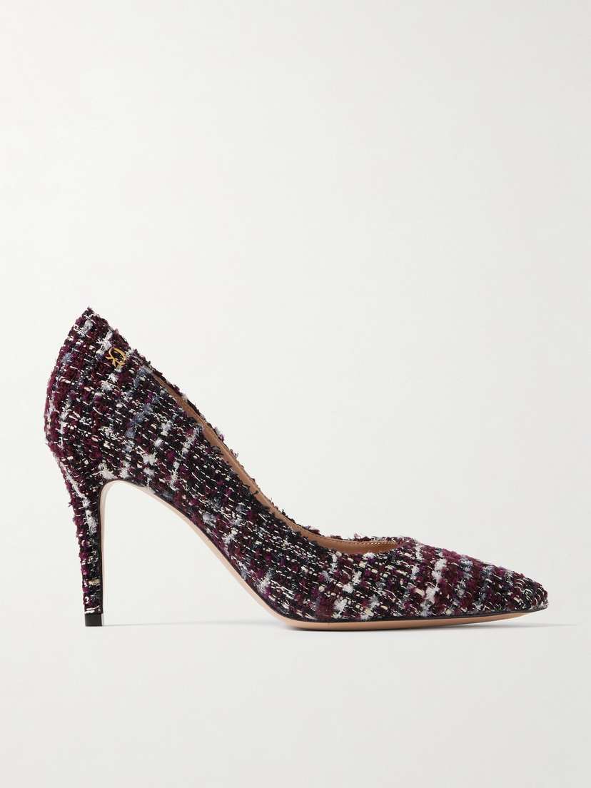 Gianvito Rossi 85 Tweed Pumps