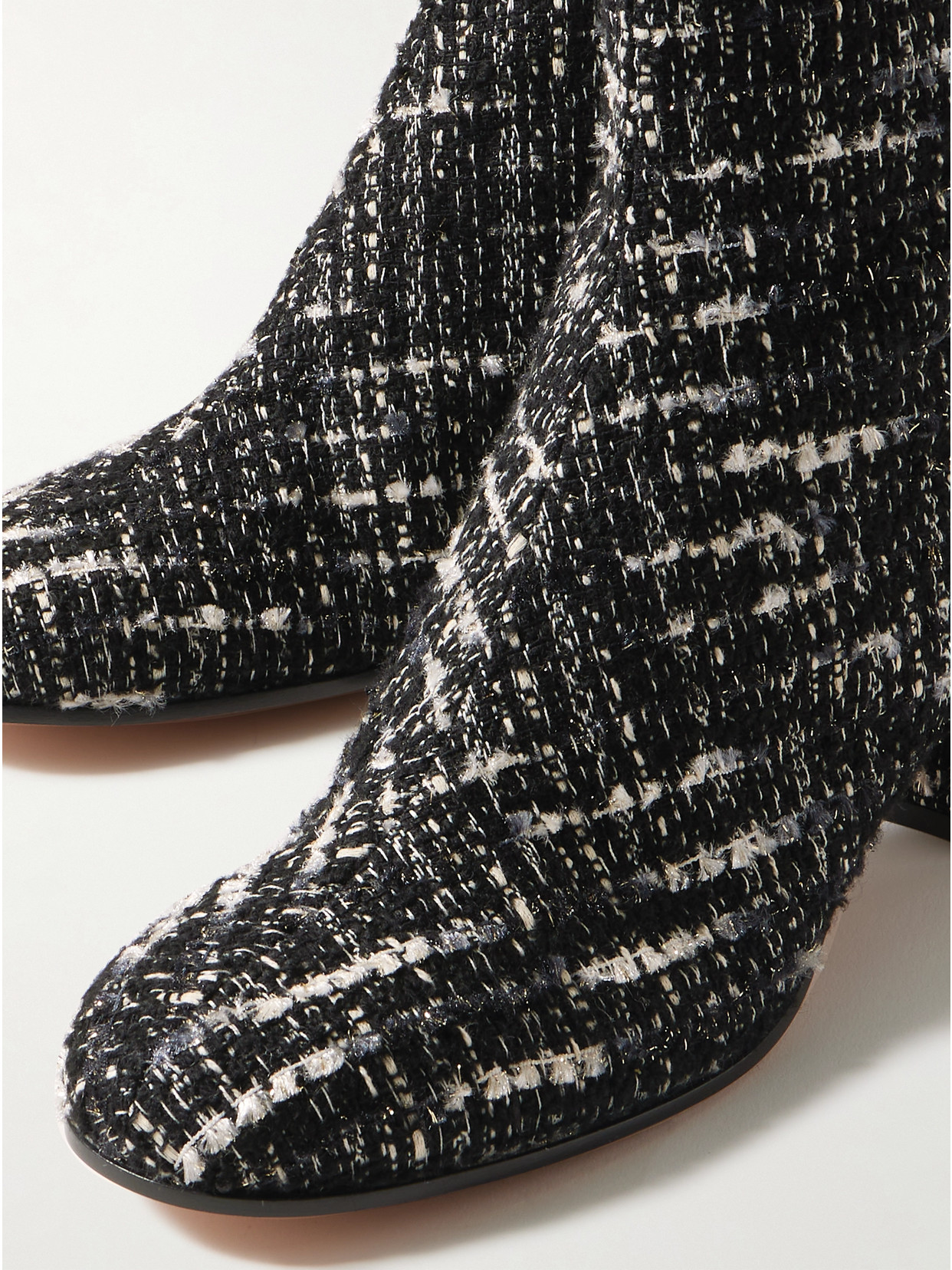 Gianvito Rossi Joelle 45 Tweed Ankle Boots In Multi