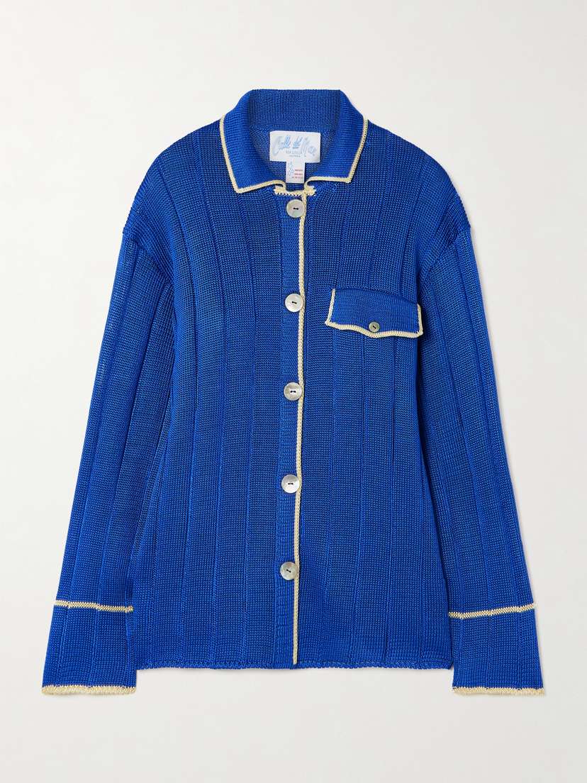 Calle Del Mar Ribbed-knit Shirt