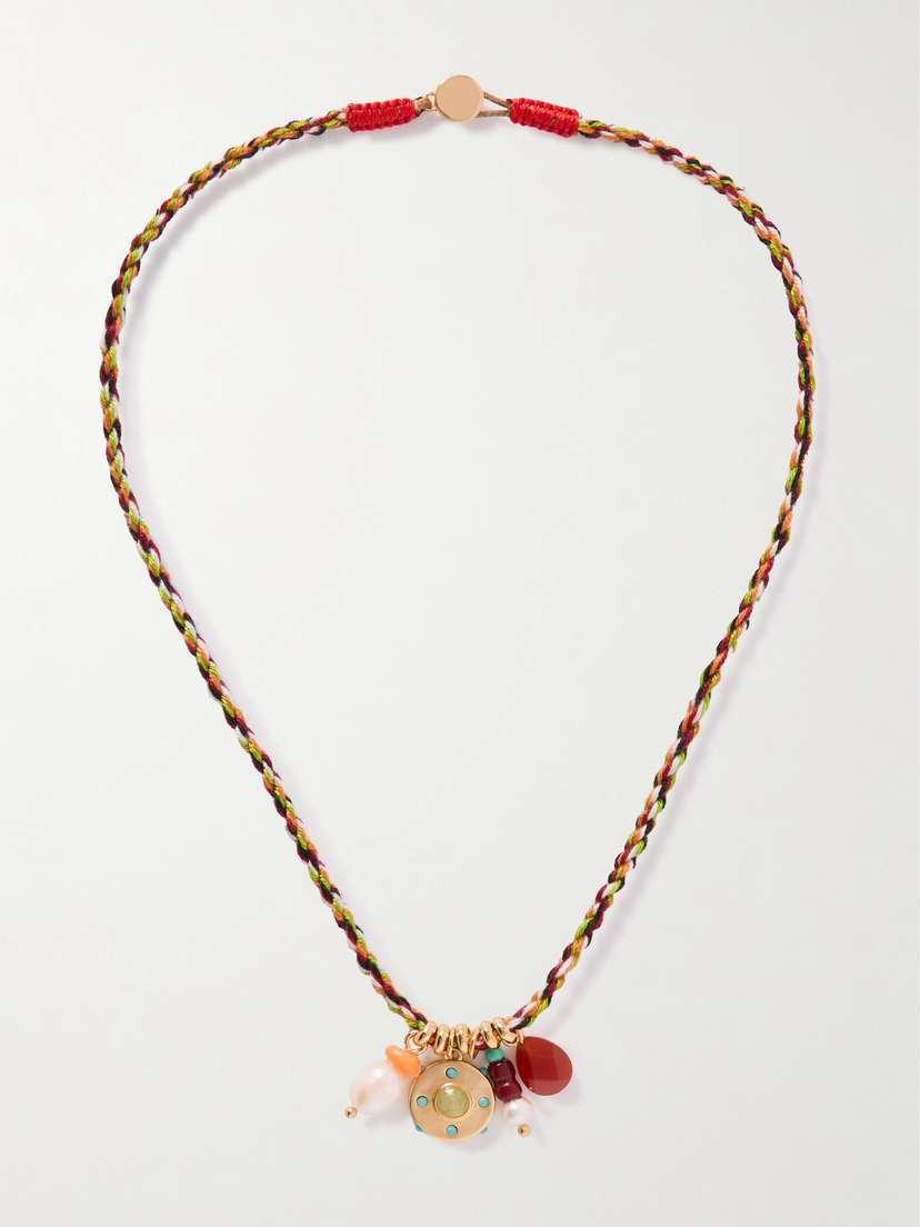 Roxanne Assoulin Lucky Charms Gold-tone Multi-stone Necklace