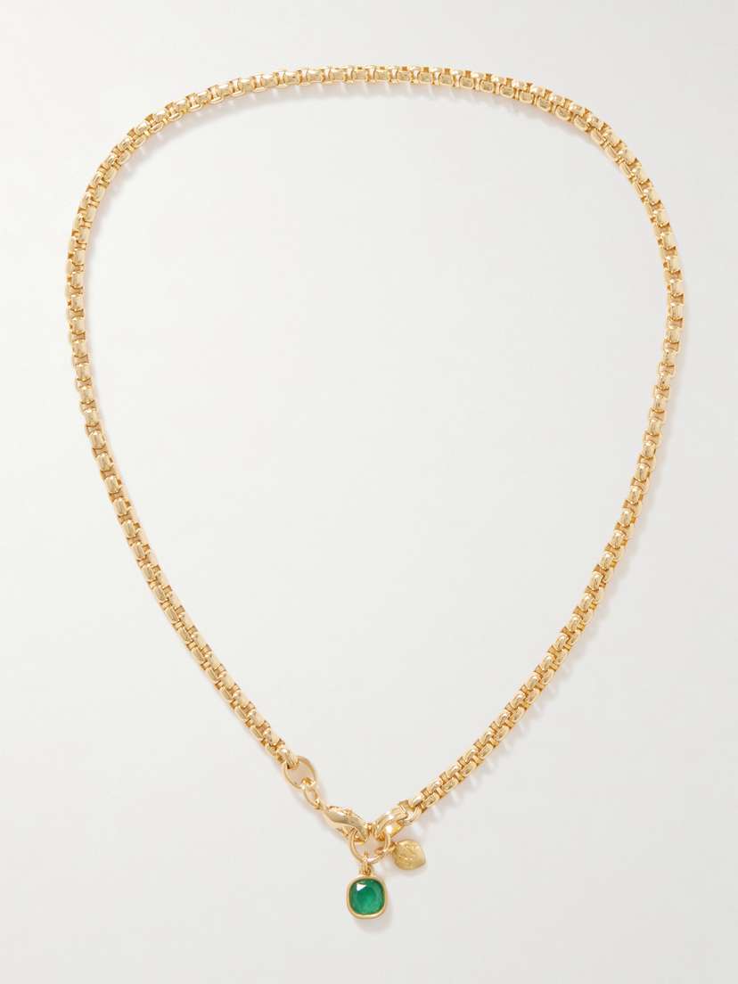 Roxanne Assoulin Esmeralda Gold-tone Cubic Zirconia Necklace
