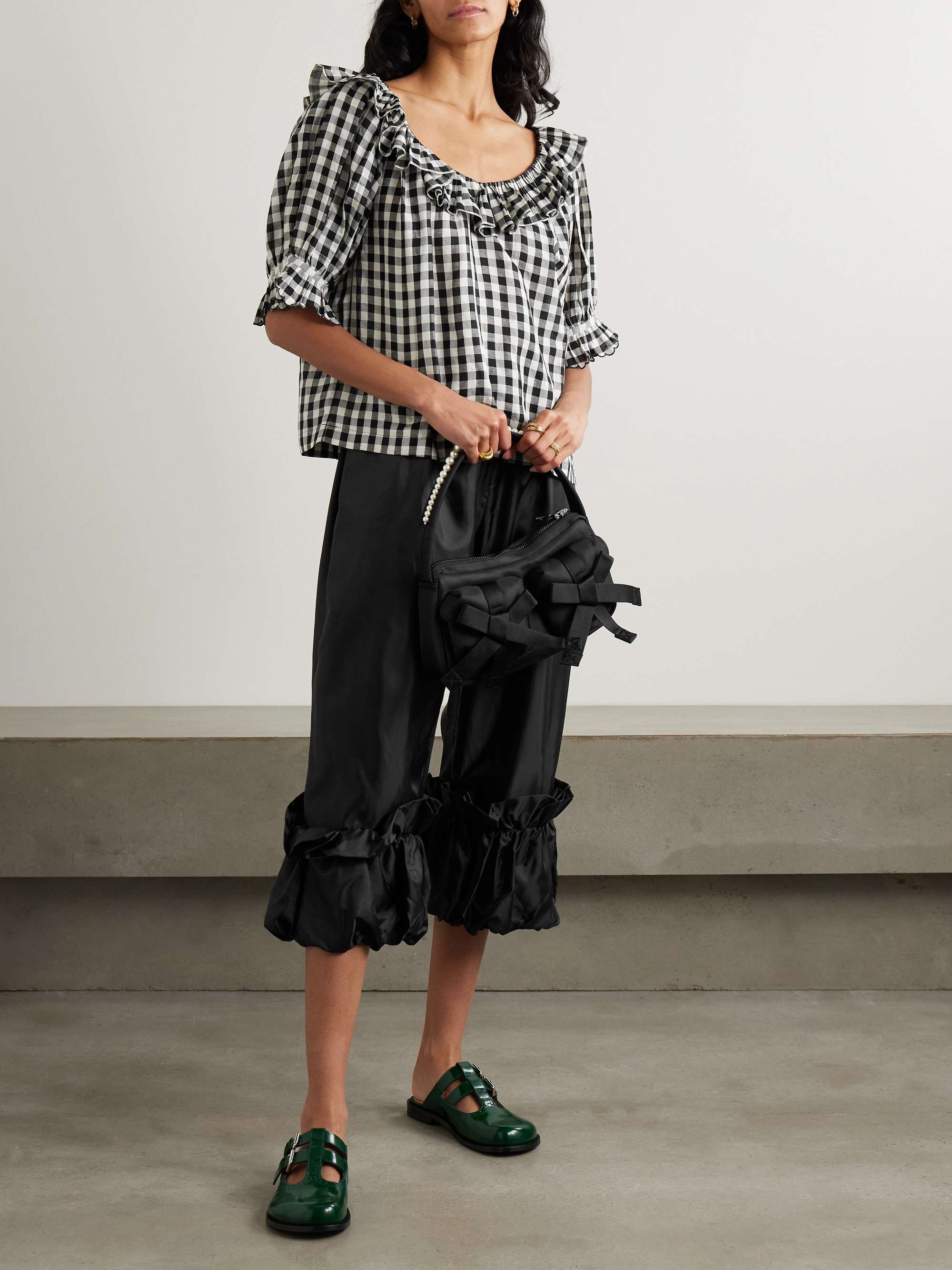COMME DES GARÇONS COMME DES GARÇONS Ruffled cropped shell