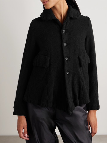 Comme Des Garçons Brushed wool-blend jacket