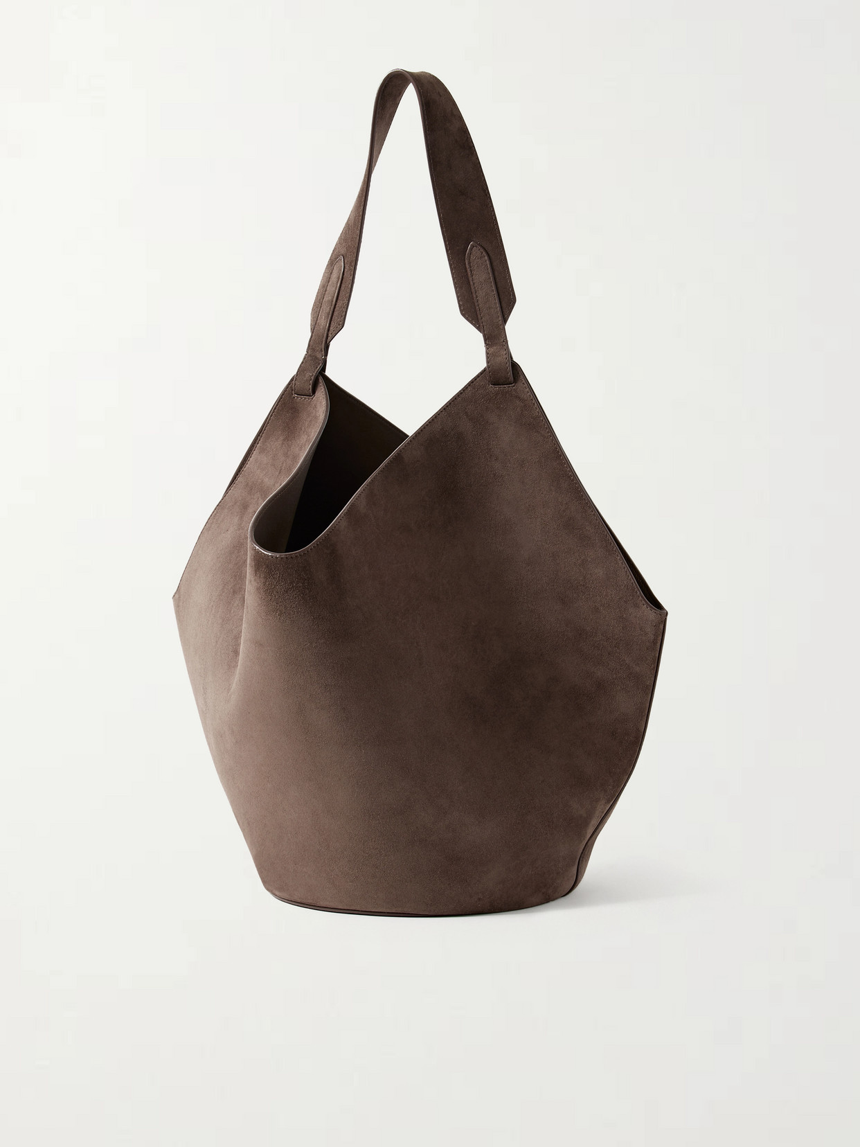 Lotus Medium Suede Tote