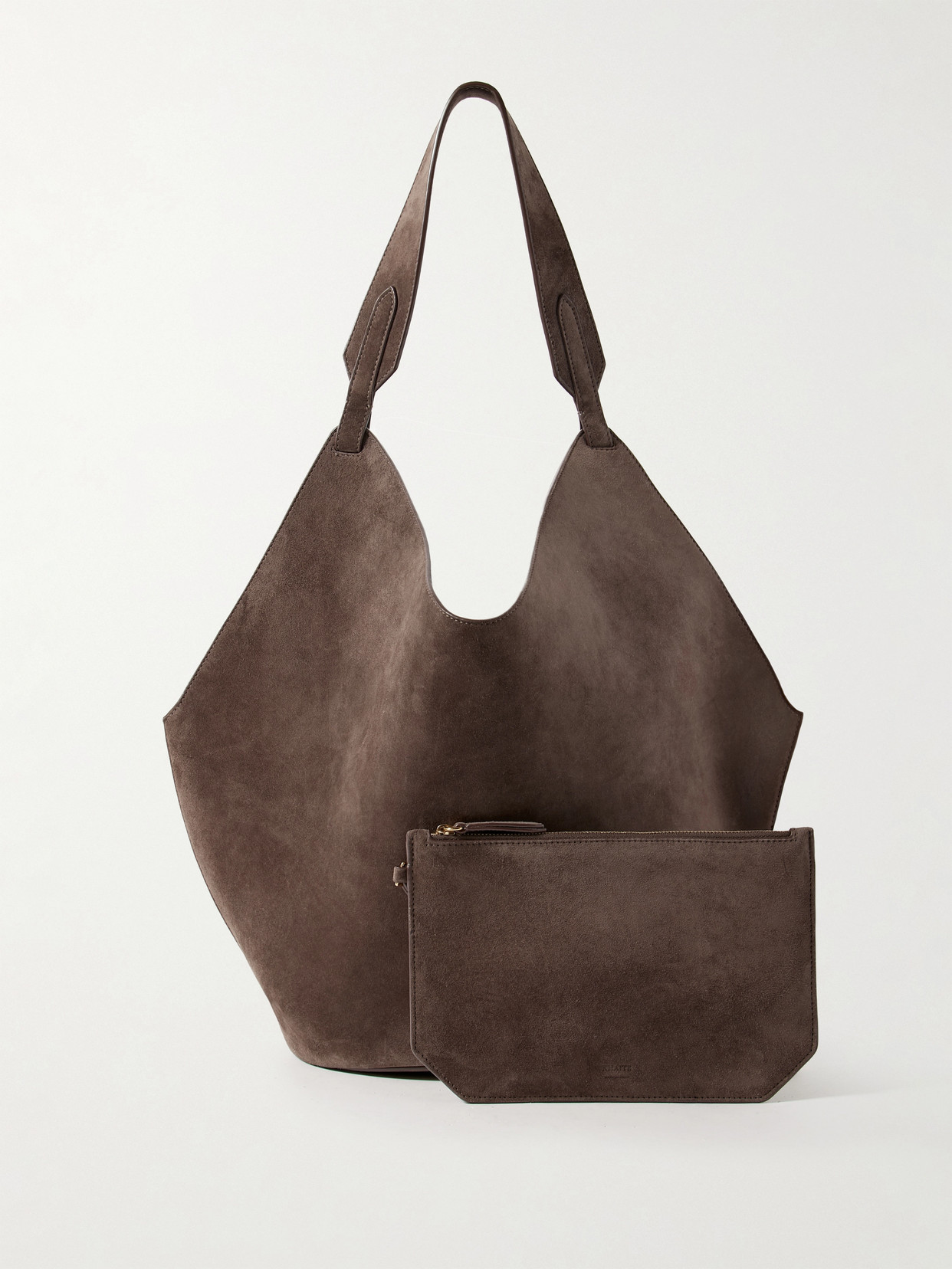 Lotus Medium Suede Tote