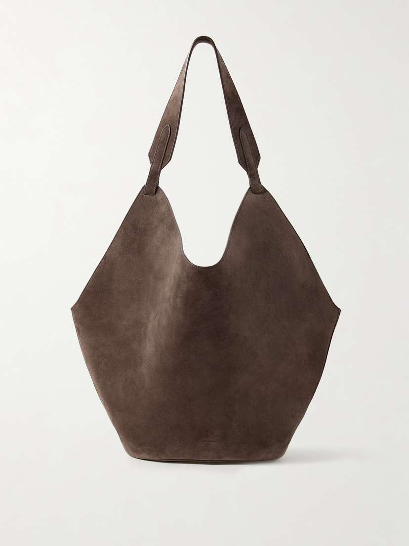 Khaite Lotus Medium Suede Tote