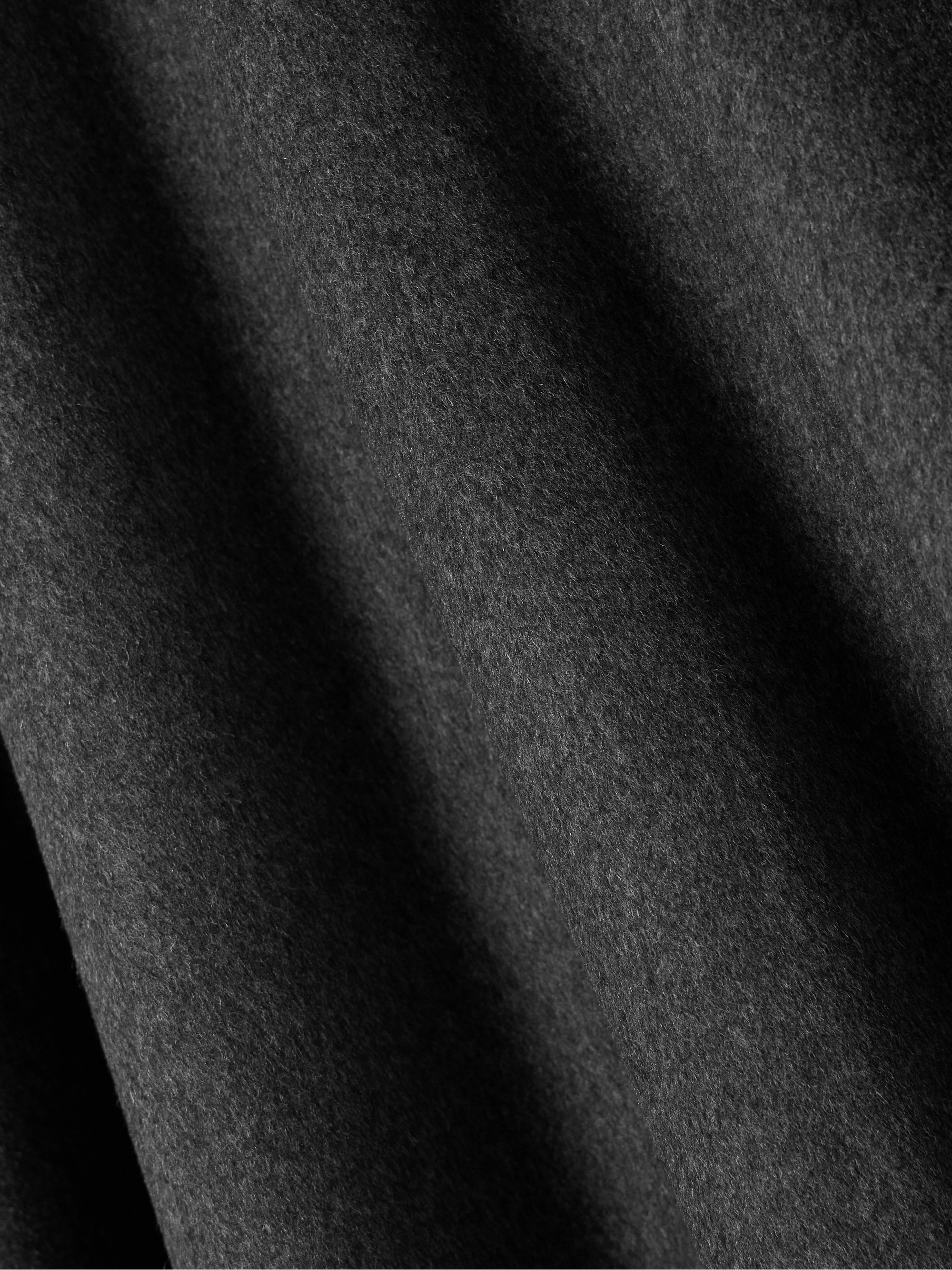 Róhe Recycled wool-blend felt midi skirt