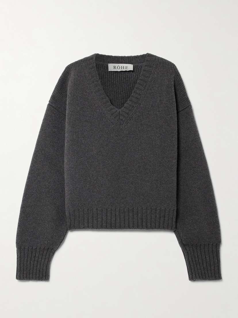 RÓHE Oversized Ribbed Wool Sweater