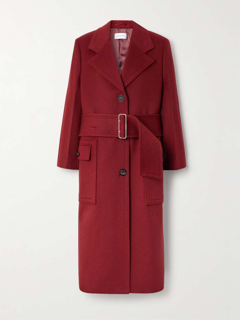 Ferragamo Belted Wool And Cashmere-blend Coat