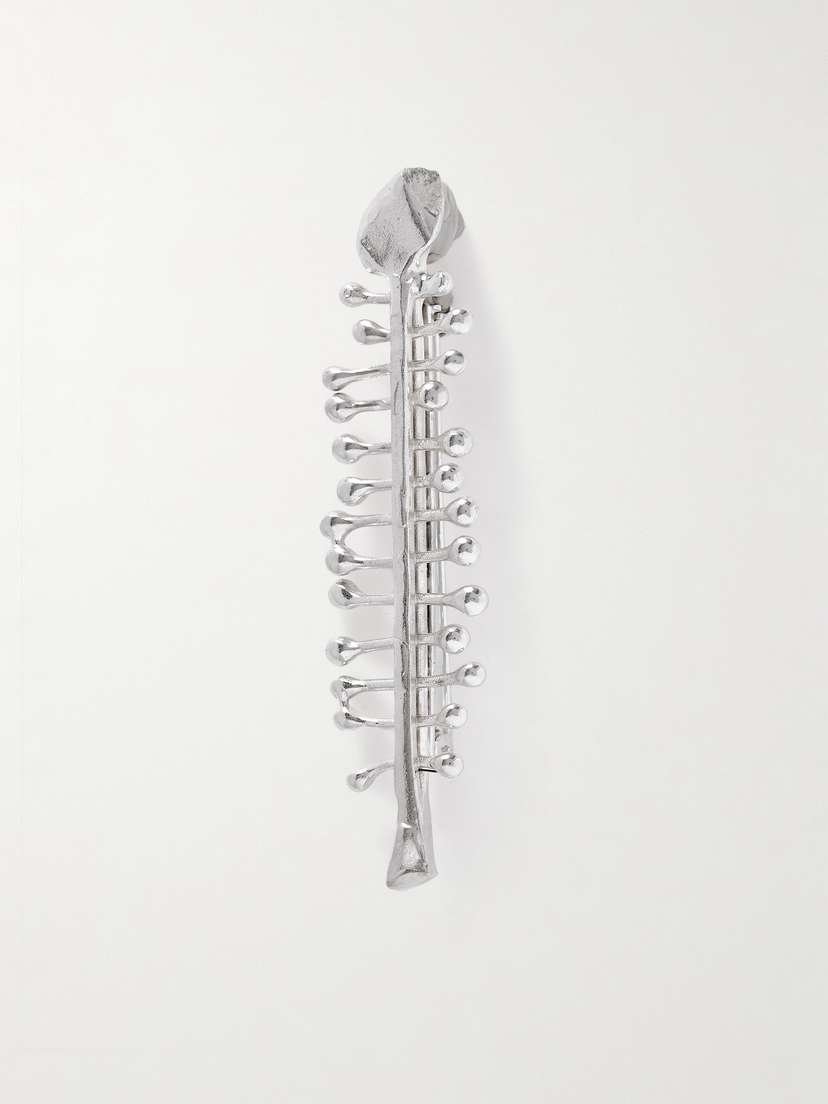 Alighieri The Skeleton Of The Self Recycled Silver Brooch