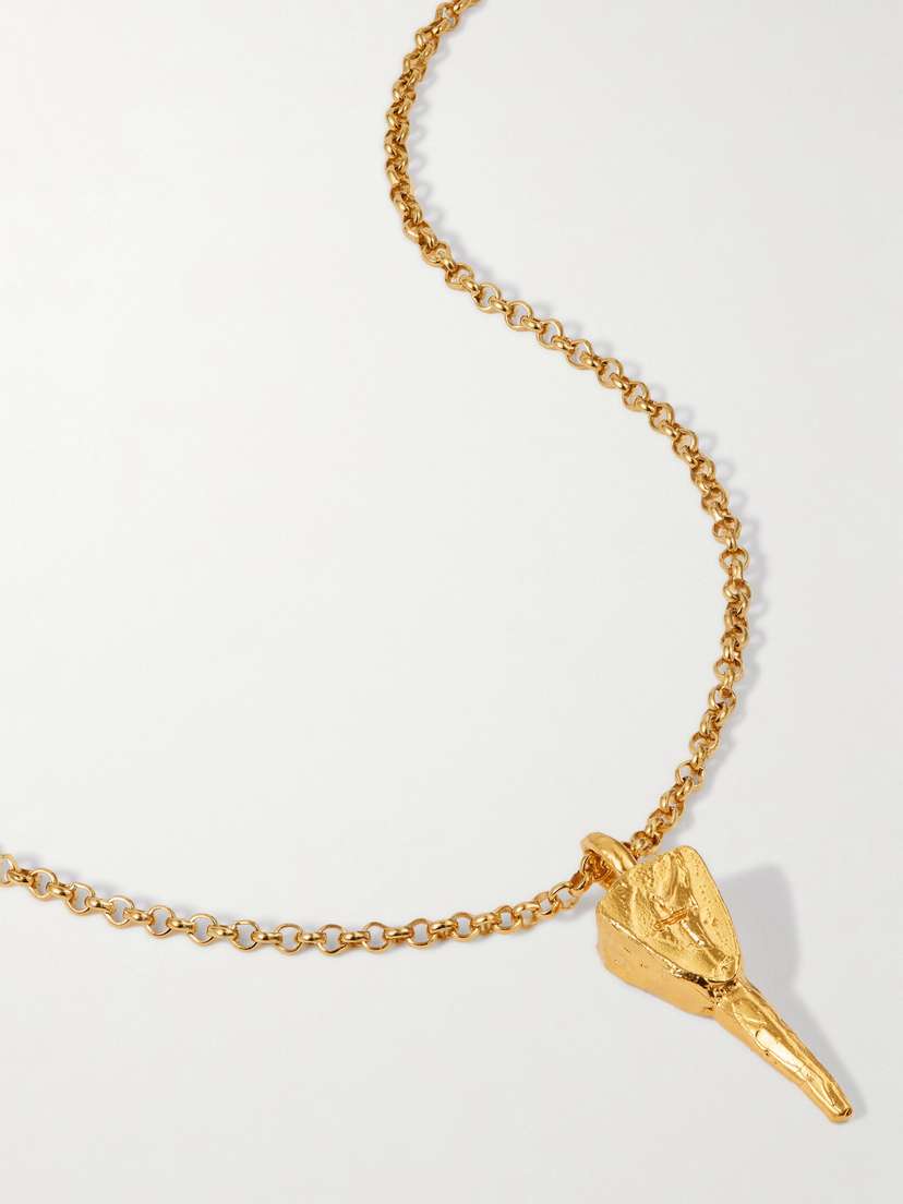 Alighieri The Mark Of The Future Recycled Gold-plated Necklace