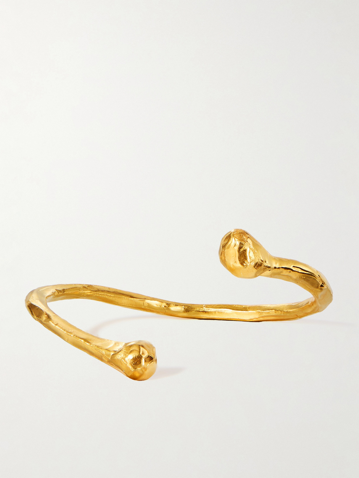 Alighieri The Bones Of Rebirth Recycled Gold-plated Cuff