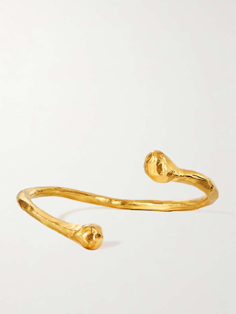 Alighieri The Bones Of Rebirth Recycled Gold-plated Cuff
