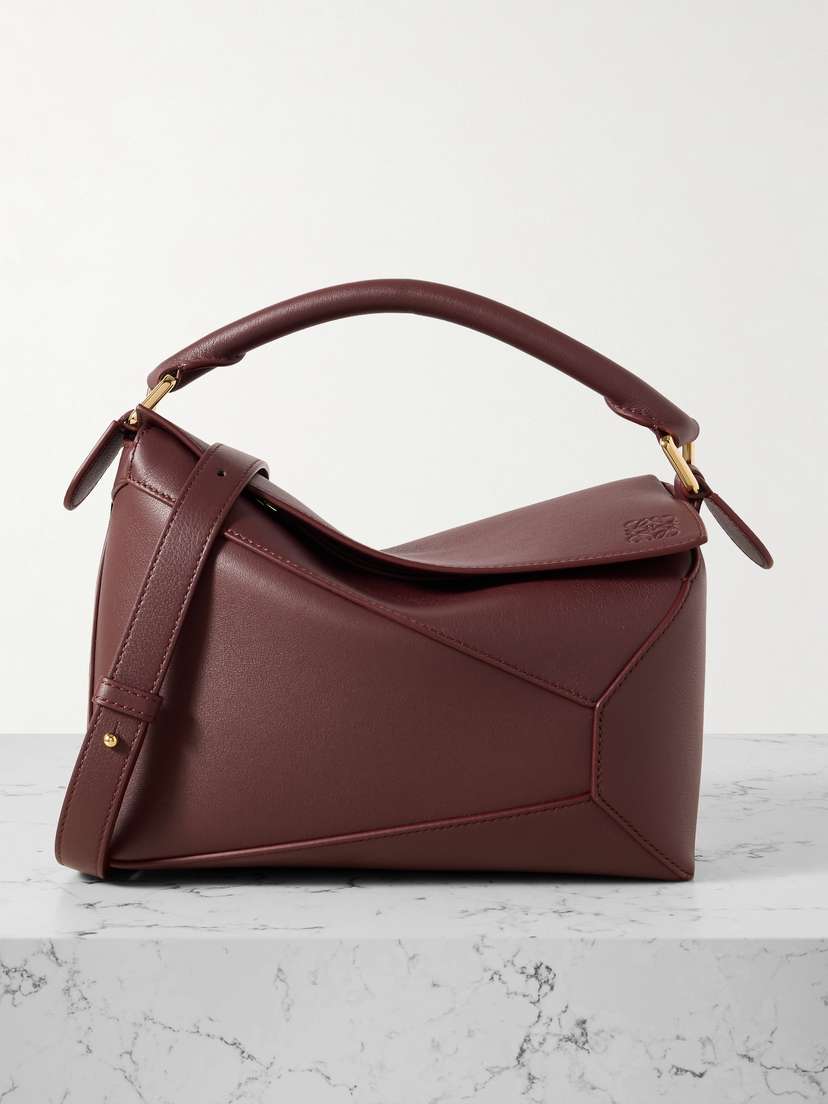 Loewe Puzzle Edge Small Textured-leather Shoulder Bag