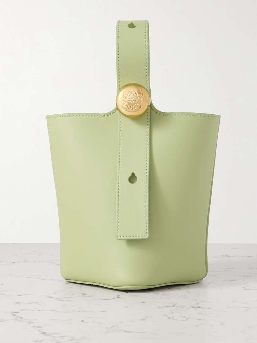 Loewe Pebble Mini Leather Tote