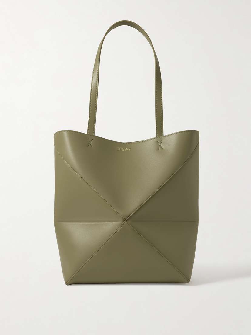 Loewe Puzzle Fold Convertible Medium Leather Tote
