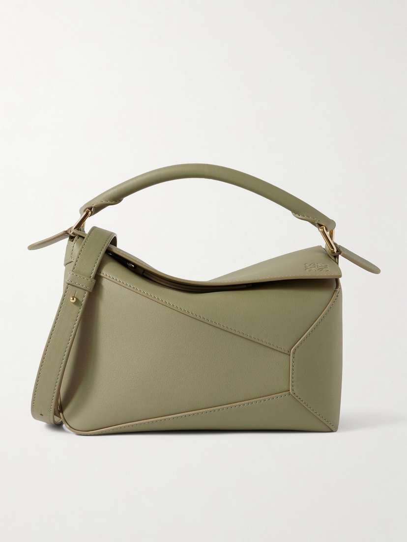Loewe Puzzle Edge Small Textured-leather Shoulder Bag