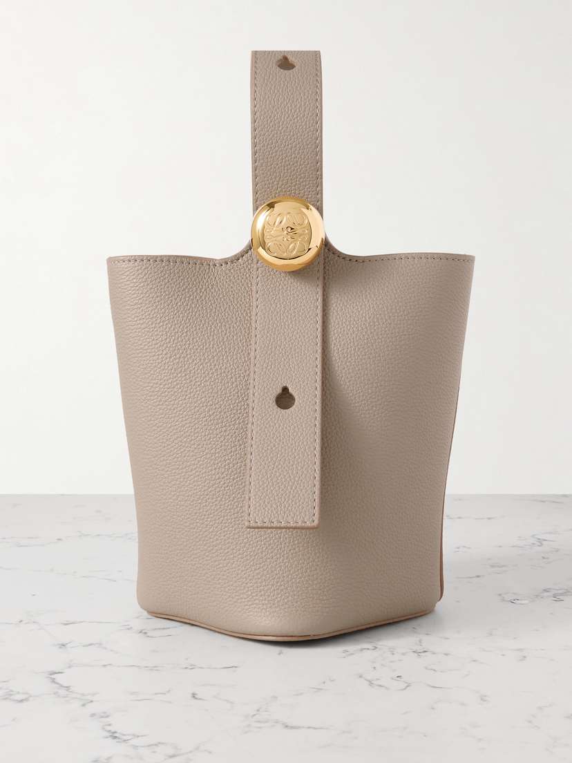 Loewe Pebble Mini Leather Tote