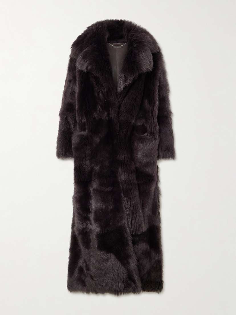 Nour Hammour Evita Shearling Coat