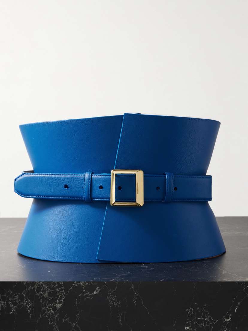 Sergio Hudson Leather Waist Belt