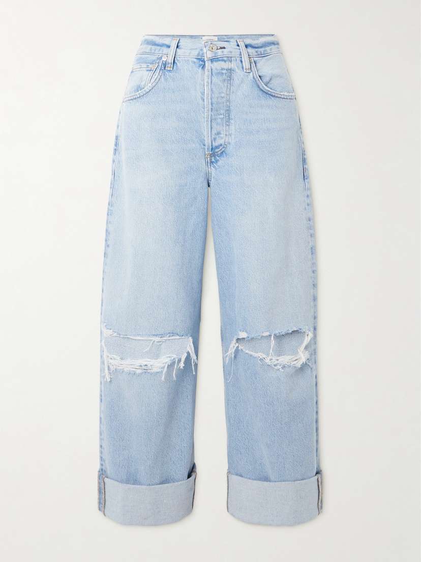 Citizens of Humanity Ayla Distressed Recycled Stretch Boyfriend Jeans