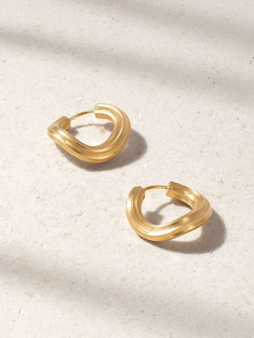 OLE LYNGGAARD COPENHAGEN Under The Sea Creol 18-karat Gold Hoop Earrings