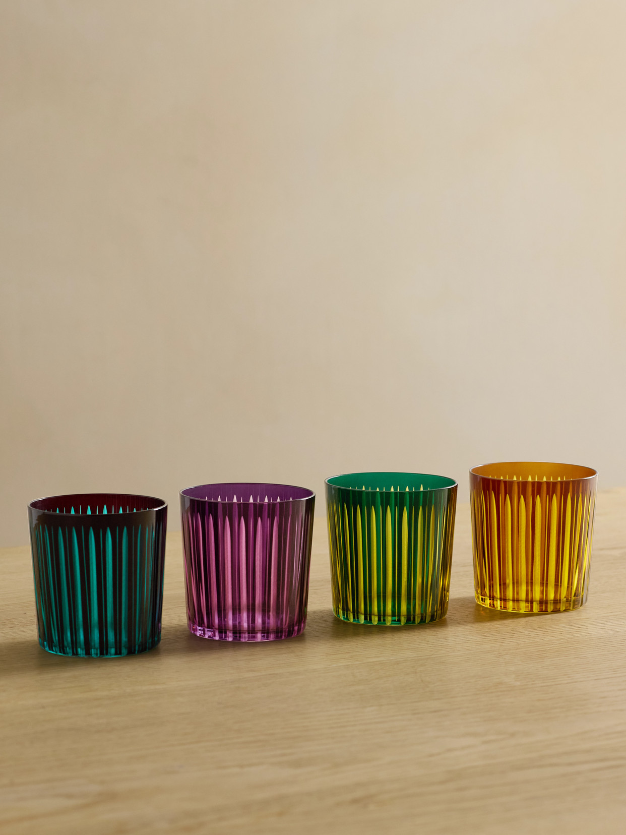 L'objet Prism Set Of Four Glasses In Multi