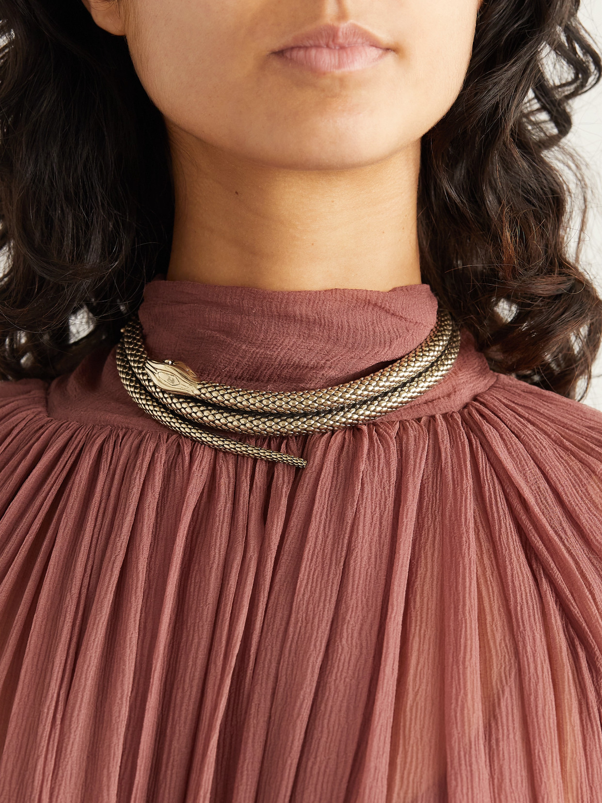 Chloé Gold-tone Choker In Gold