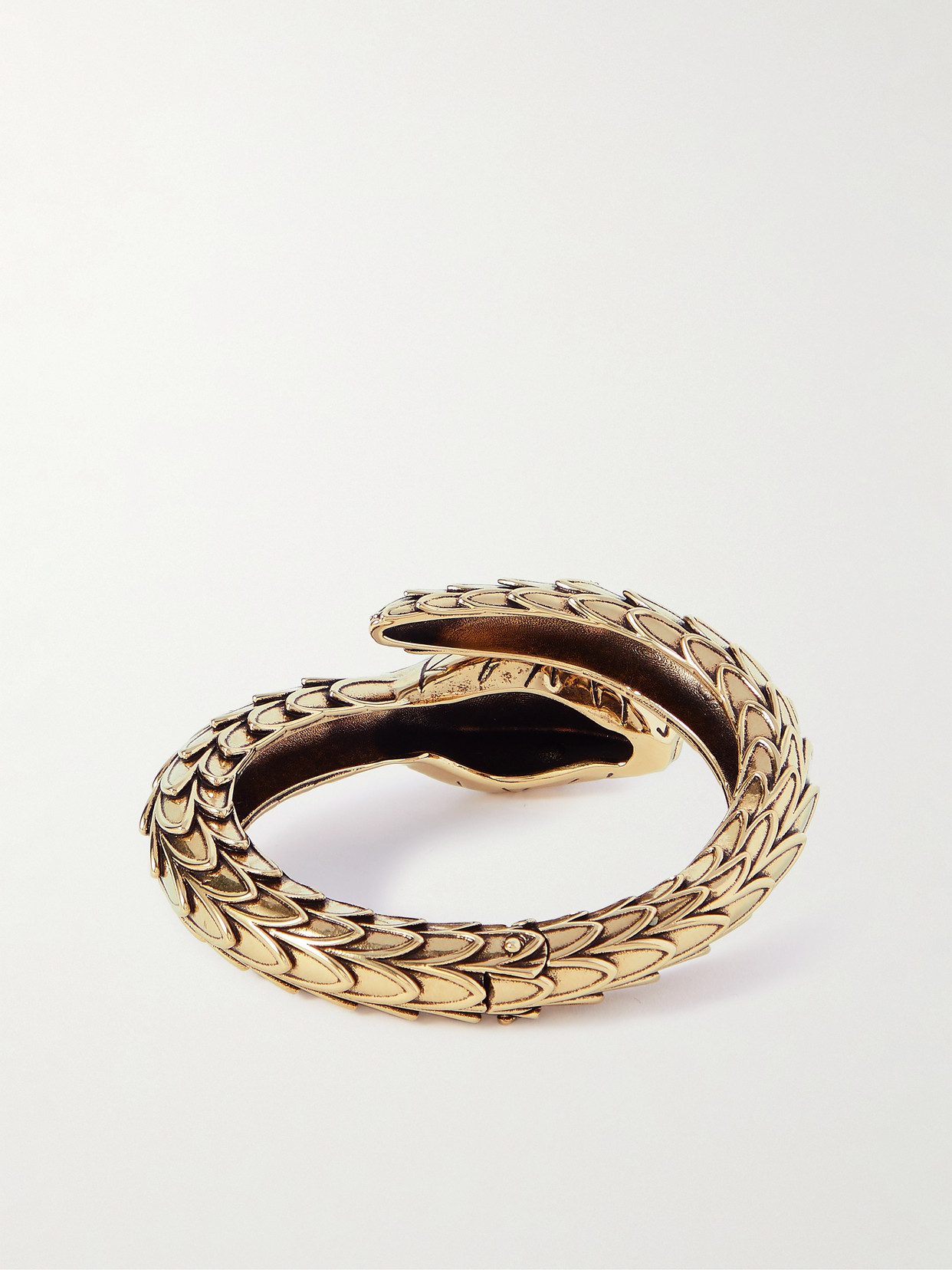 Chloé Snake Gold-tone Cuff In Gold