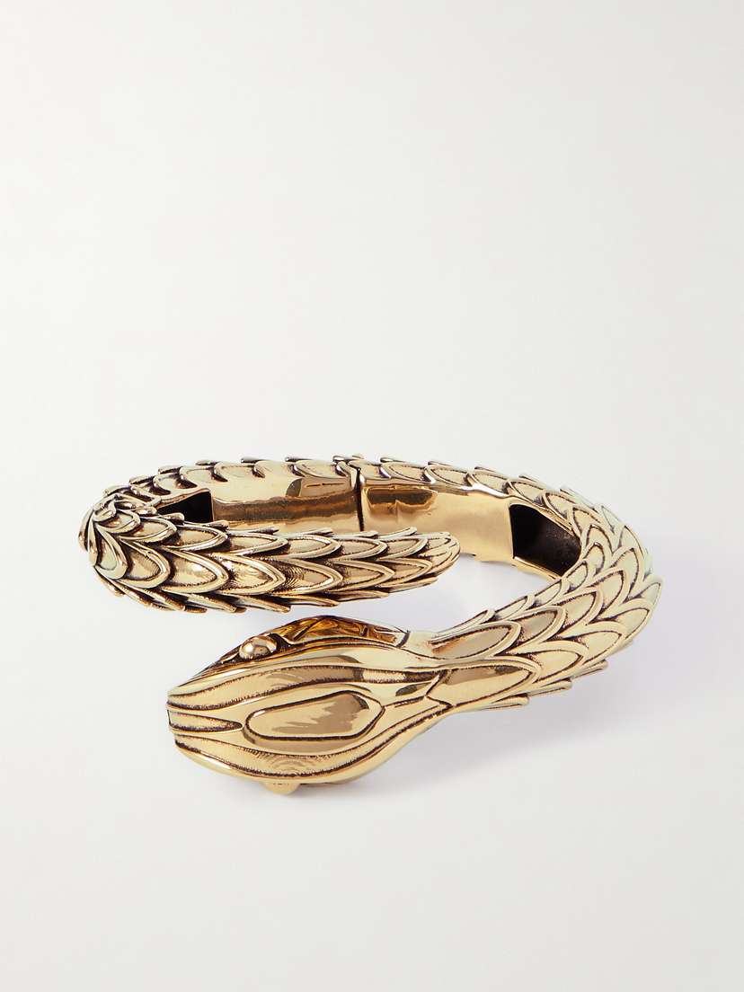 Chloé Snake Gold-tone Cuff