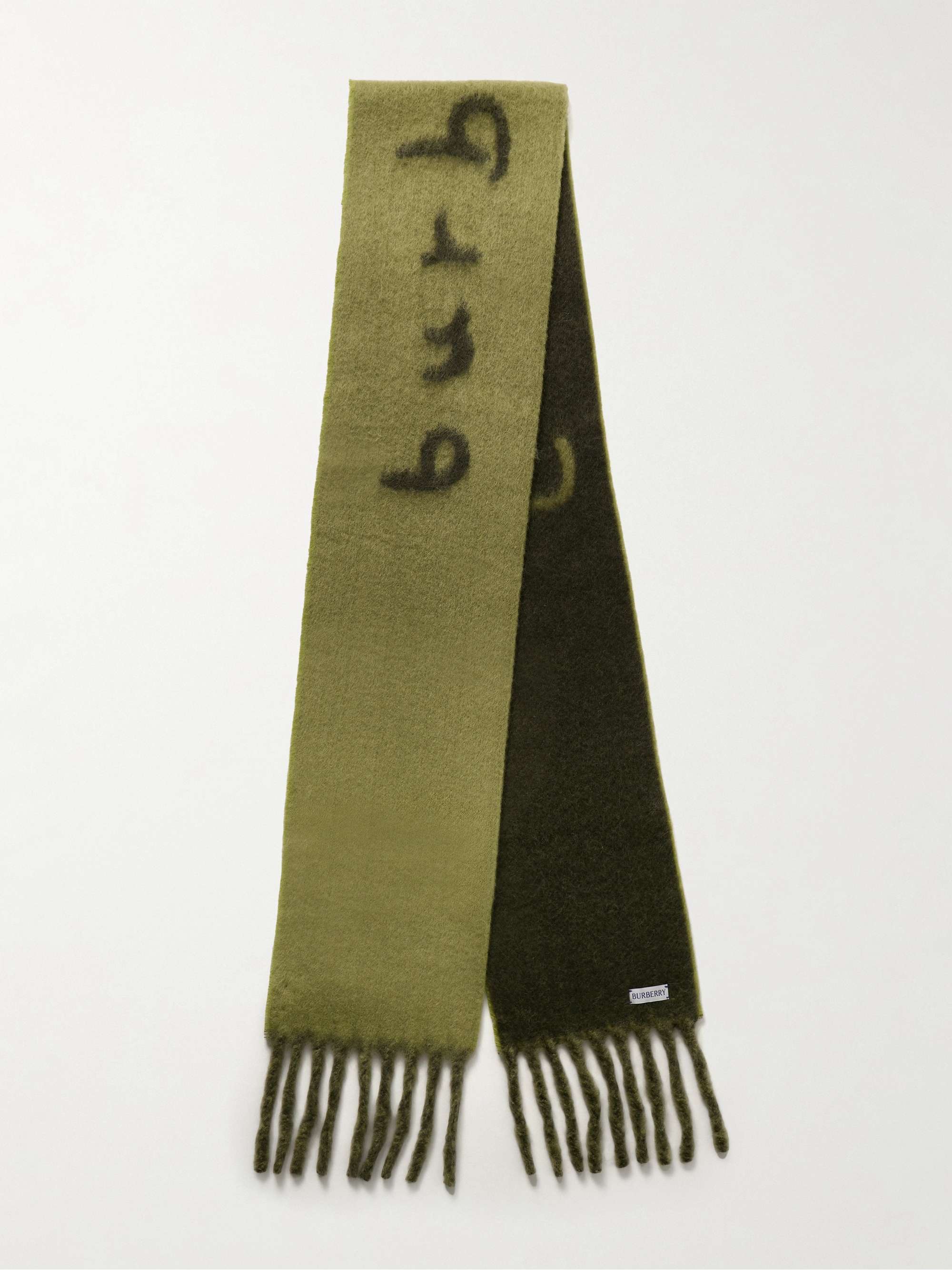 Burberry jacquard scarf sale