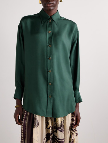 Zimmermann Pavilion silk-twill shirt