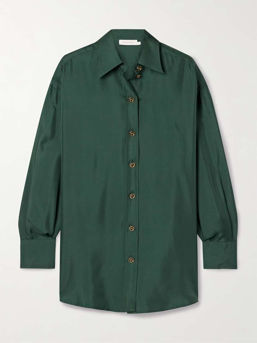 Zimmermann Pavilion Silk-twill Shirt