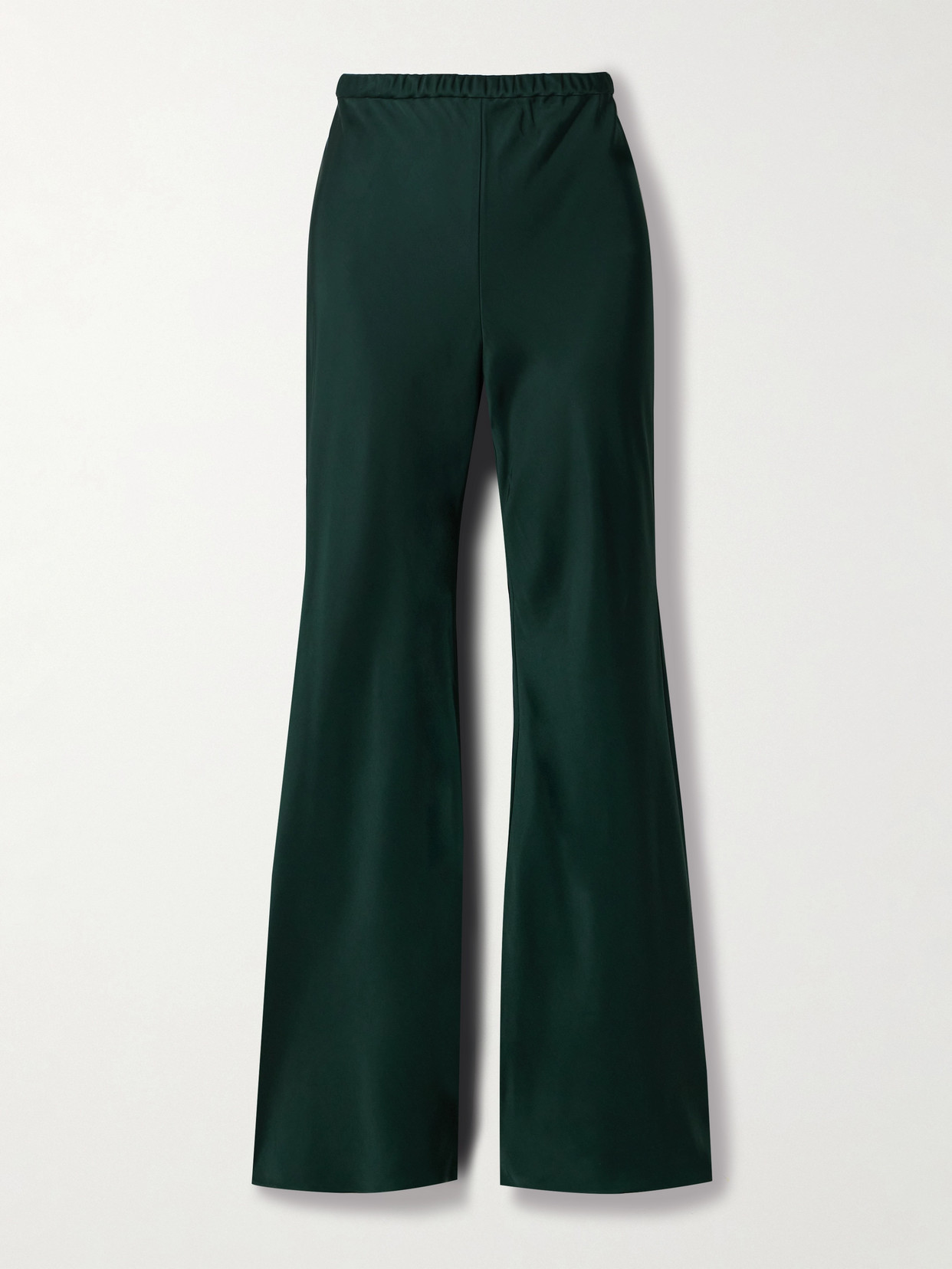 ZIMMERMANN EDEN SATIN-TWILL FLARED PANTS
