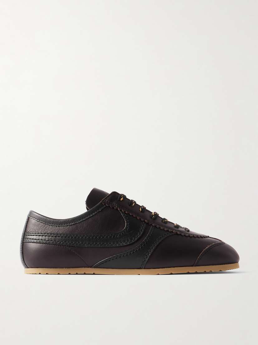Dries Van Noten Leather Sneakers