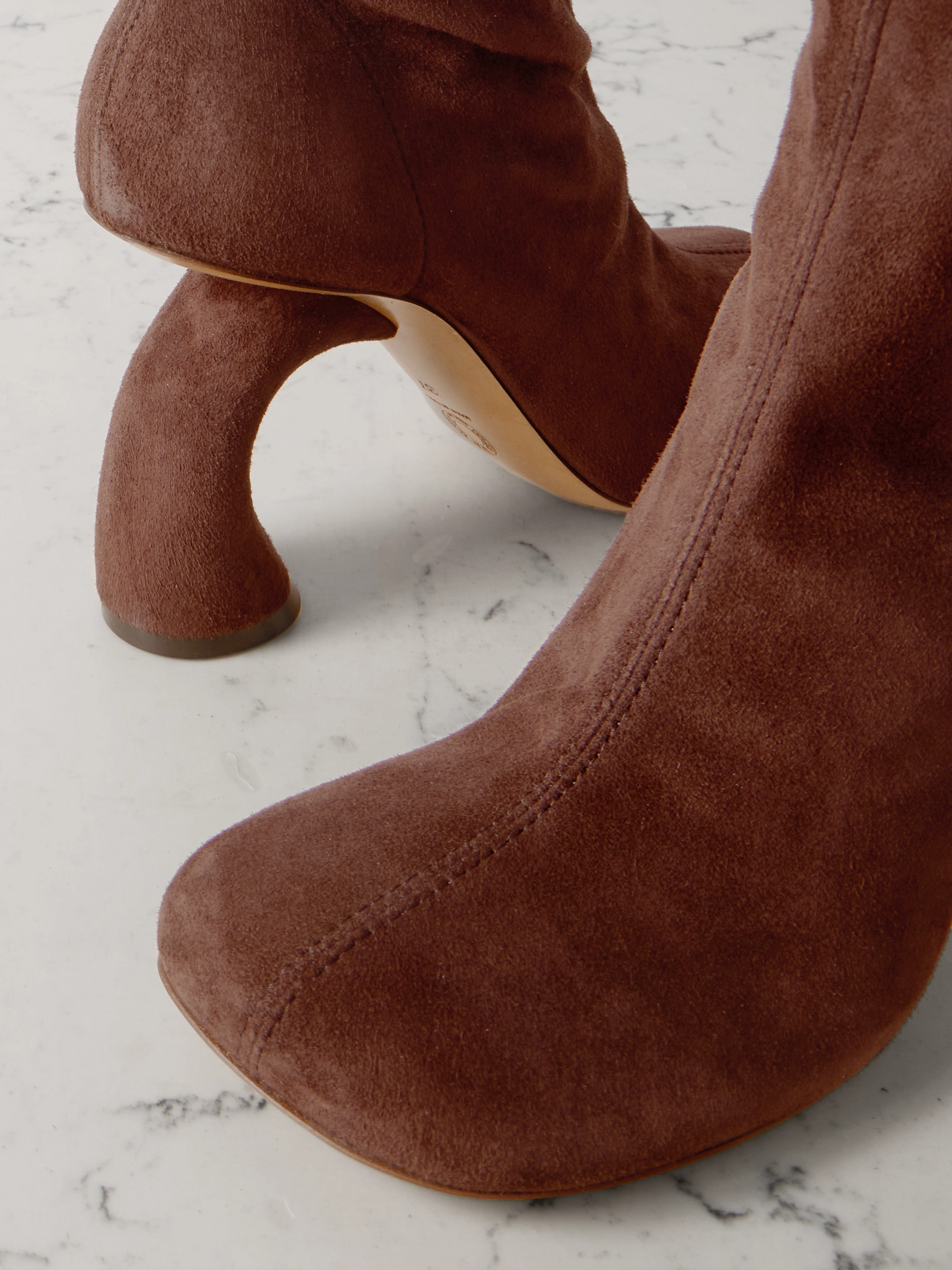 Dries Van Noten Suede ankle boots thumbnail