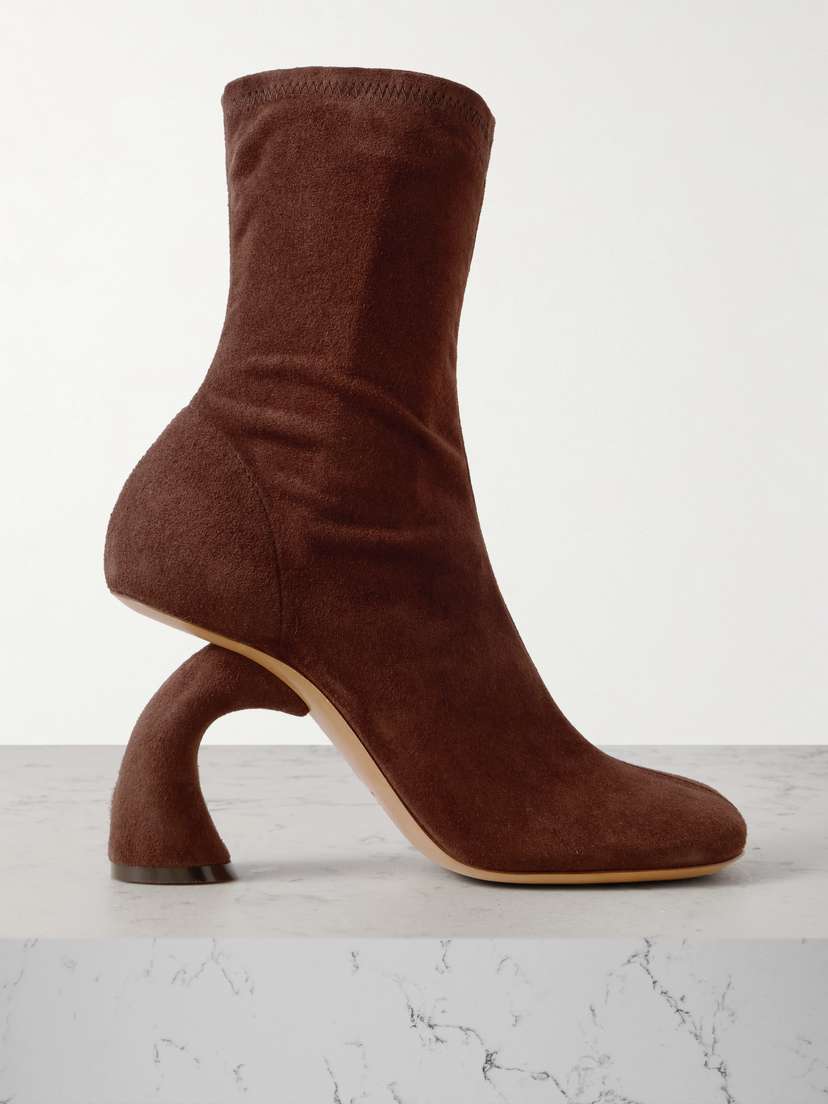 Dries Van Noten Suede Ankle Boots